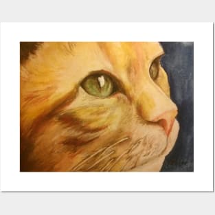 Ginger Cat Posters and Art